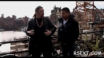 Hawt babe drilled balls deep