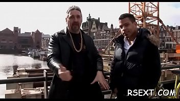 Hawt babe drilled balls deep