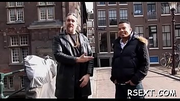 Hawt babe drilled balls deep