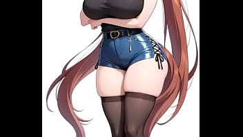 La chica caballo "daiwa scarlet" bailando en anime " pretty derby"