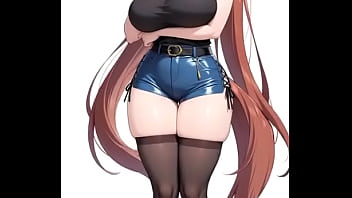 La chica caballo "daiwa scarlet" bailando en anime " pretty derby"