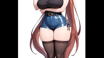 La chica caballo "daiwa scarlet" bailando en anime " pretty derby"