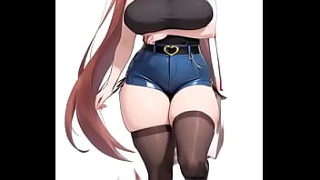 La chica caballo "daiwa scarlet" bailando en anime " pretty derby"