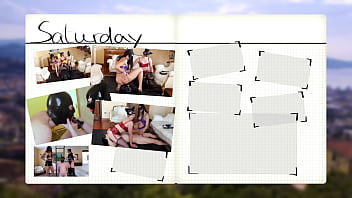 Training with nipple clamps and testicle torment