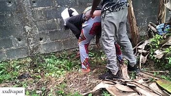 Horny farm got a good doggy in her farm land with her stepbrother