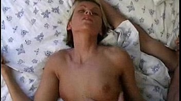 German short haired blonde fucked hard on bed by big cock 2