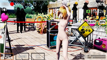 Blonde girl nude live show booo mmd by kiidosan