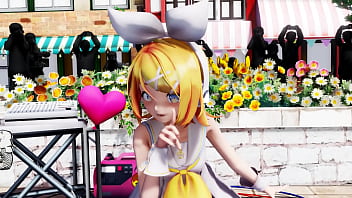 Blonde girl nude live show booo mmd by kiidosan