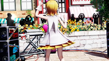 Blonde girl nude live show booo mmd by kiidosan