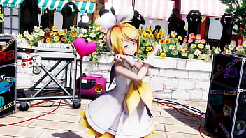 Blonde girl nude live show booo mmd by kiidosan