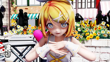 Blonde girl nude live show booo mmd by kiidosan