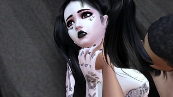 Goth bitch rough sex