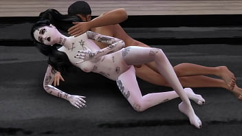 Goth bitch rough sex