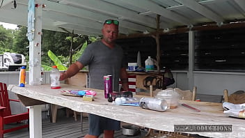 Lazy tattoo milf gets taught a lesson double teamed in the dungeon full video