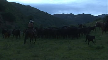 Brooke ballentyne fucks a hired ranch hand by the fireside outdoors sqf