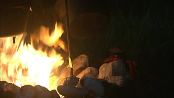 Brooke ballentyne fucks a hired ranch hand by the fireside outdoors sqf