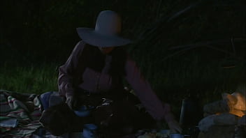 Brooke ballentyne fucks a hired ranch hand by the fireside outdoors sqf