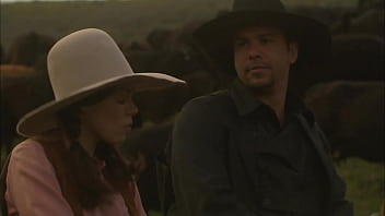 Brooke ballentyne fucks a hired ranch hand by the fireside outdoors sqf