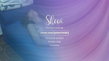 In the living room jade has a wonderful orgasm thinking about her neighbor who watches everything from his window