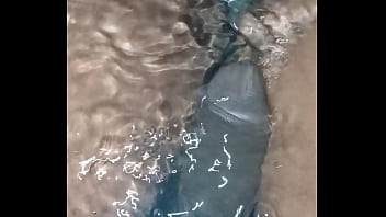 Cum play with my slumber donkey in the tub