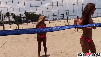 Stunning best friends get fucked