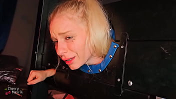 The moment cherrymavrik's big cock enters my tight little pussy