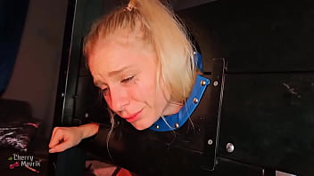 The moment cherrymavrik's big cock enters my tight little pussy