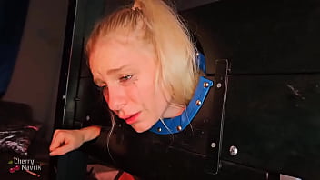 The moment cherrymavrik's big cock enters my tight little pussy