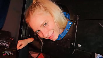 The moment cherrymavrik's big cock enters my tight little pussy