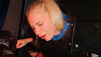 The moment cherrymavrik's big cock enters my tight little pussy