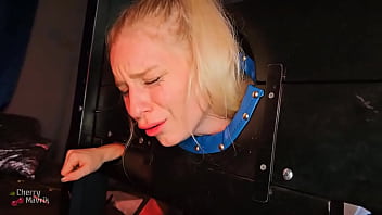 The moment cherrymavrik's big cock enters my tight little pussy