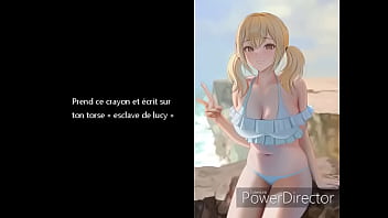 Joi french hentai lucy anal bodywriting sissy