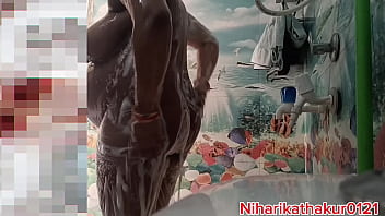 I m bath in bathroom with pussy fucking you guess