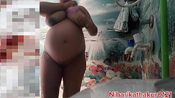 I m bath in bathroom with pussy fucking you guess