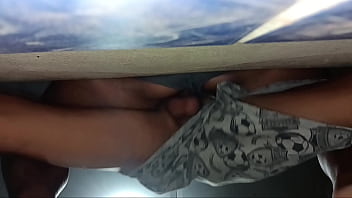 Hot wife without panties asking for directions and letting the stranger touch her