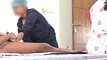 Wrong lady jerked cock