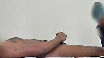 Wrong lady jerked cock