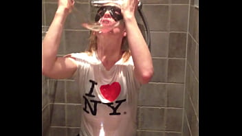 Drinking a glass bowl of piss and enjoying every drop