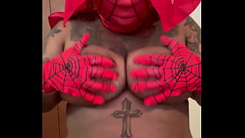 Shabrim as spider girl