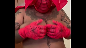 Shabrim as spider girl