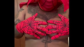 Shabrim as spider girl