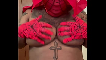 Shabrim as spider girl