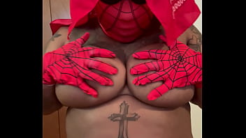 Shabrim as spider girl