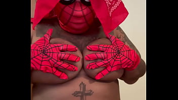 Shabrim as spider girl