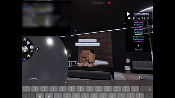 Chica follada en roblox lol