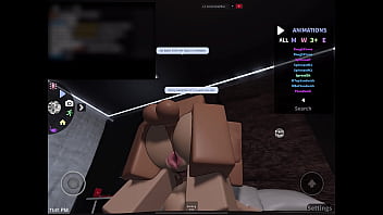 Chica follada en roblox lol