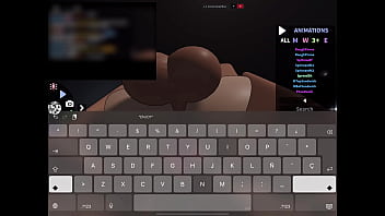 Chica follada en roblox lol