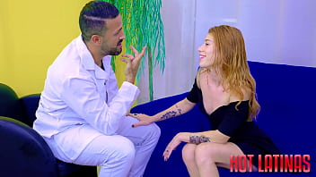 Sleazy doctor tries to deceive the patient but she deceives him and gives her a delicious pussy everything went well in the whorehouse office laixx and tony