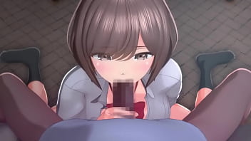 Chica hentai coge en su cuarto con su amante