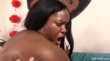 All natural black plumper olivia leigh destroys an old white dick